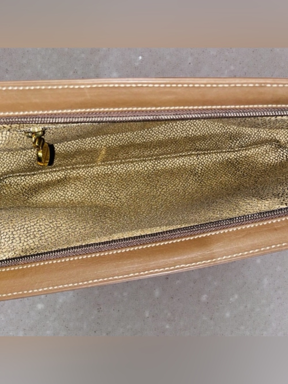 Borbonese Quail Suede Clutch - Picture 9 of 11